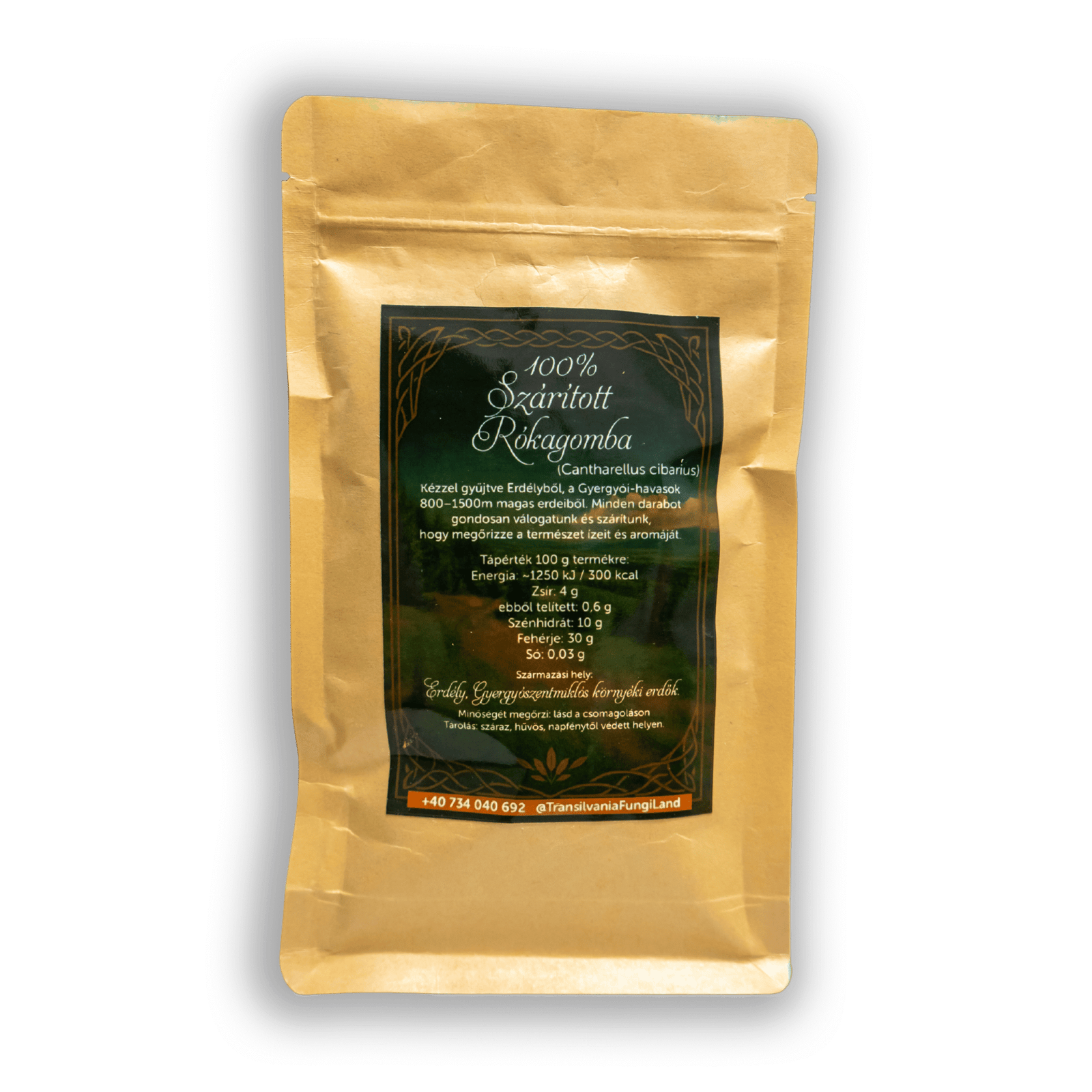100% Szárított Rókagomba (Cantharellus cibarius) - Image 2
